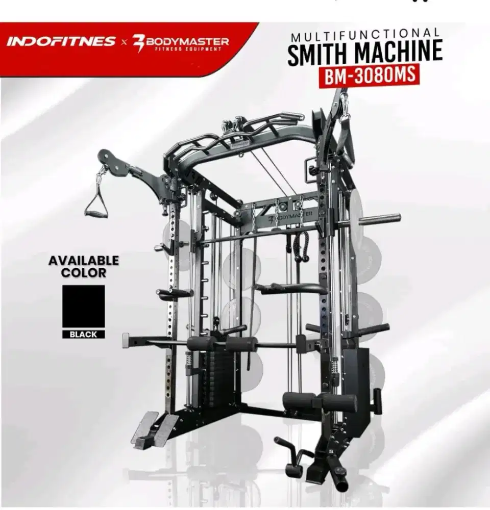 Smith Machine Functional Trainer BM-3080MS Squat Power Rack Bench