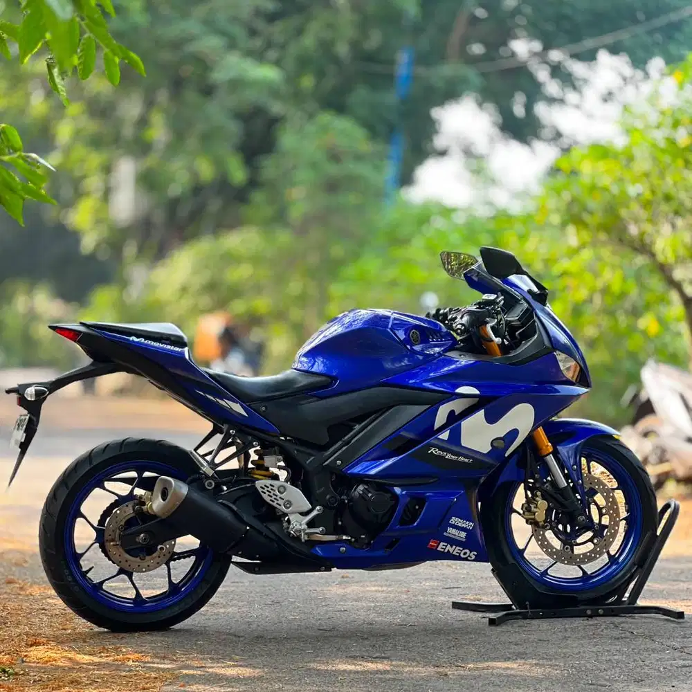 SPORT IDAMAN! YAMAHA NEW R25 BIRU MOVISTAR 2018 KM LOW PAJAK PANJANG