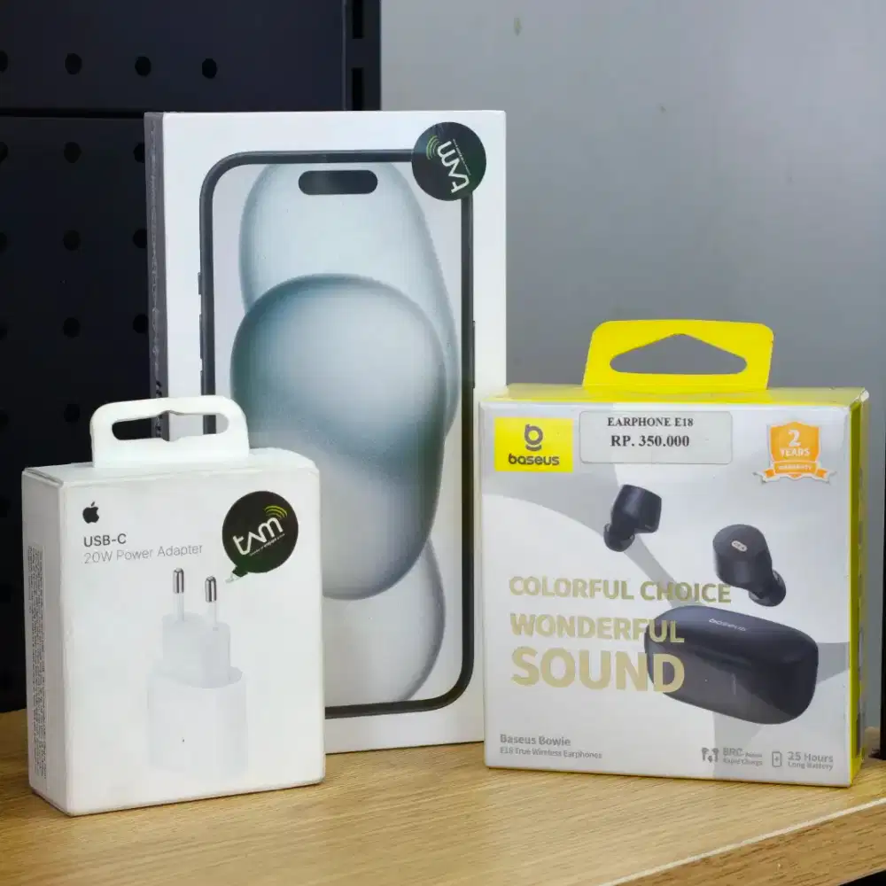 IPHONE 15 FREE ADAPTOR DAN TWS HANYA 1 JUTAAN/BULAN SYARAT KTP