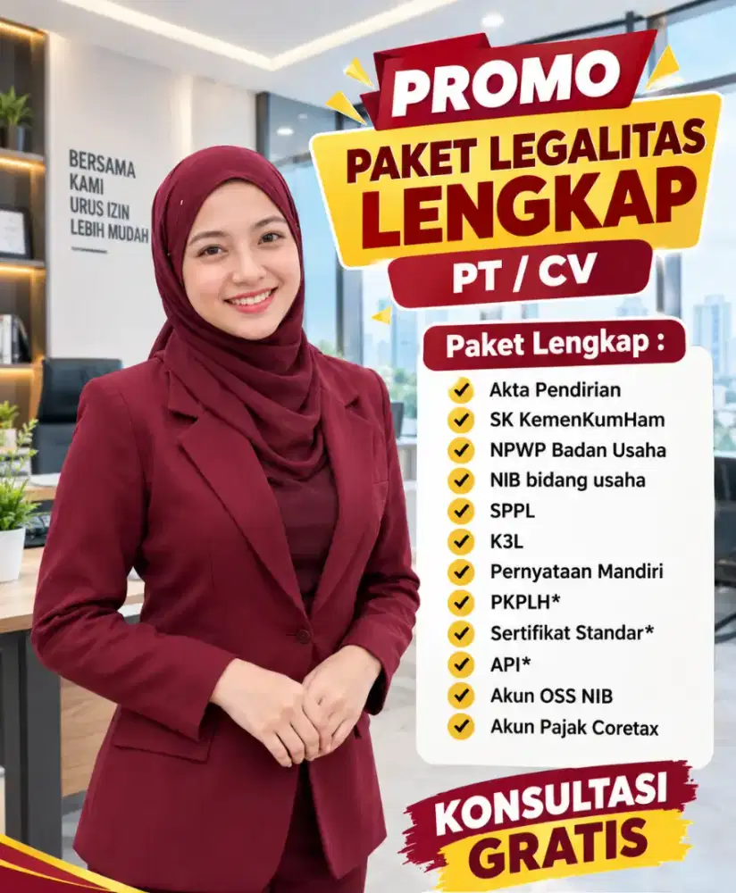 Perlengkapan Usaha Kantor PT