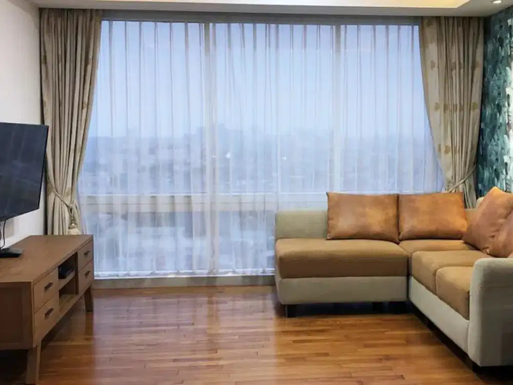 Disewa 185jt, Fully Furnished, 2 Bedroom, Low Floor, Taman Anggrek Condominium, West Jakarta