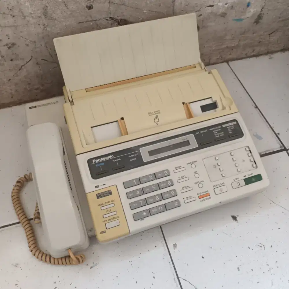 Mesin fax faksimile pabx bisa print panasonic siap pakai bisa nego
