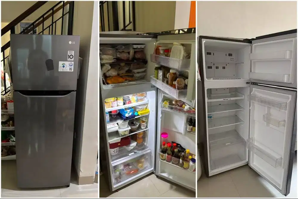 Kulkas LG 2 Pintu 209L GN-B222SQIB - Bekas Terawat
