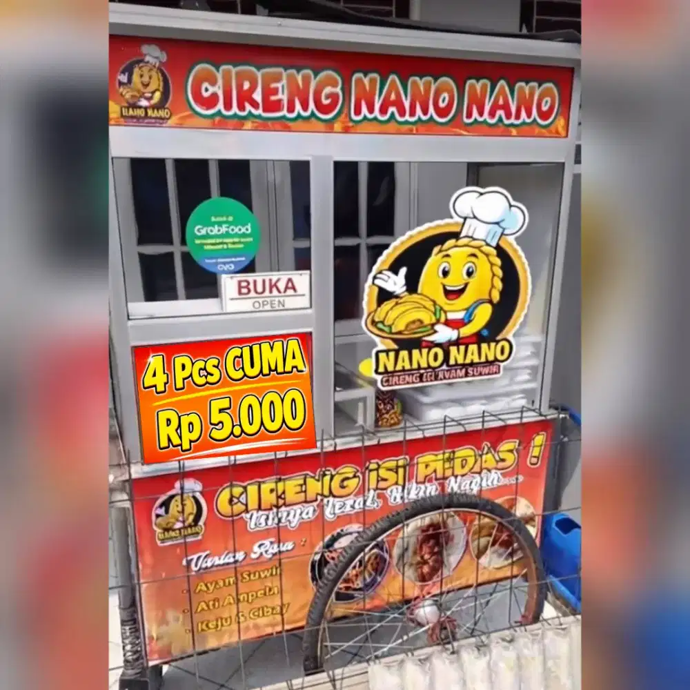 gerobak aluminium