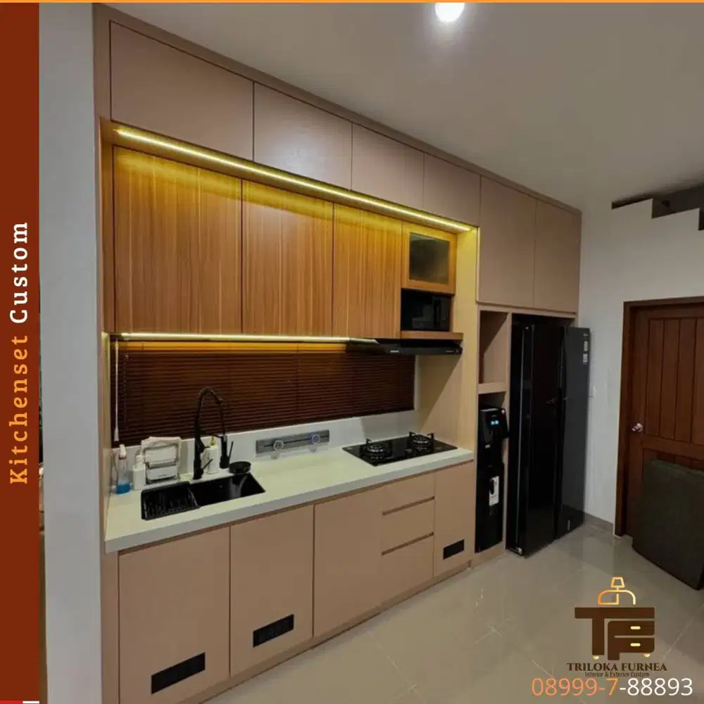 kitcenset custom fungsional dan aestetik