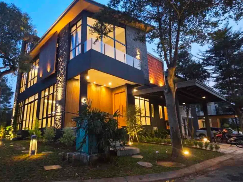 Rumah Mewah Baru desain modern dan lengkap cluster eminent BSD