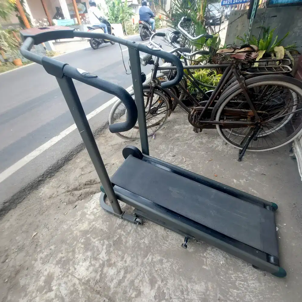 Treadmill Manual Lipat Rangka Body Mulus • Alat Olahraga di Rumah