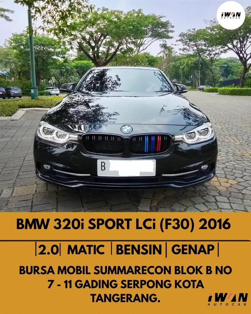 2016 BMW 320i F30 SPORT AT