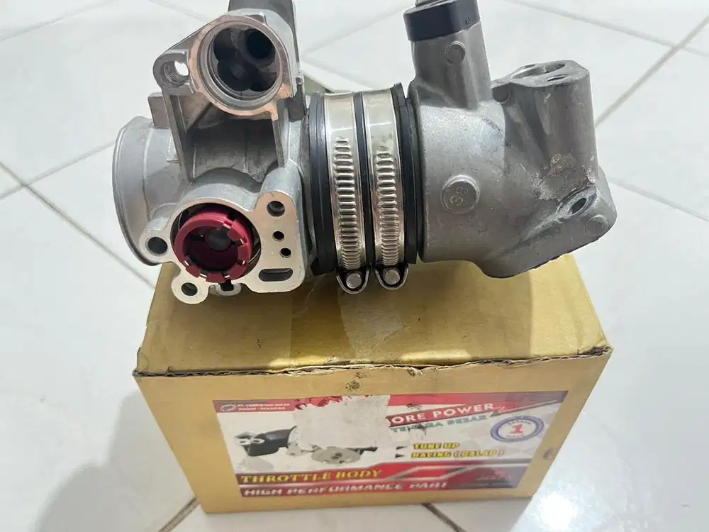 Throttle body TB uk 40 dan Banana Velo merk BRT, XMAX