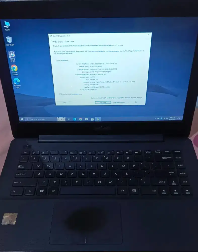 Laptop asus X455YA