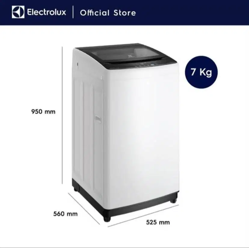 Mesin cuci electrolux 7 kg baru, jual cepet