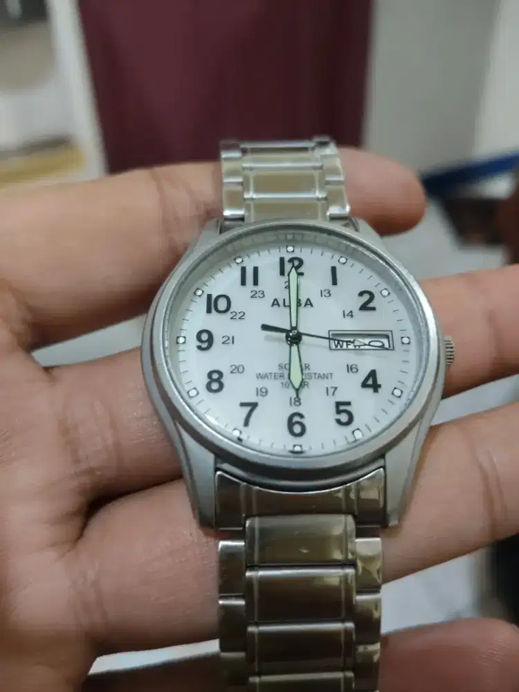 Jam Seiko Alba Military Solar