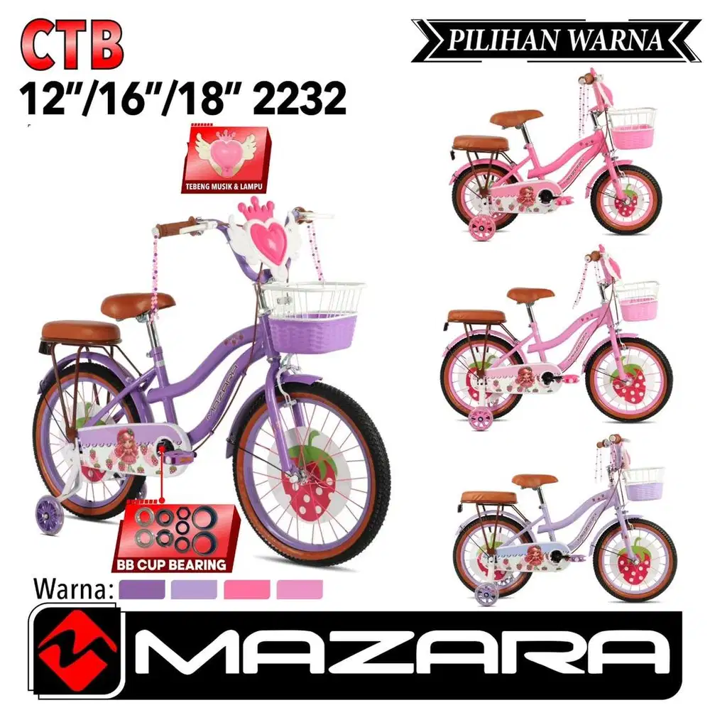 Sepeda CTB 18 inch Merk Mazara 2232