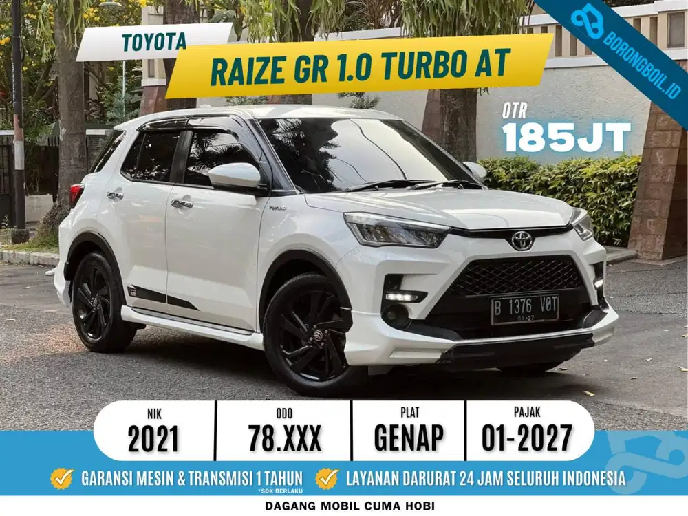 [TERMURAH] Raize 1.0L Turbo GR AT 2021