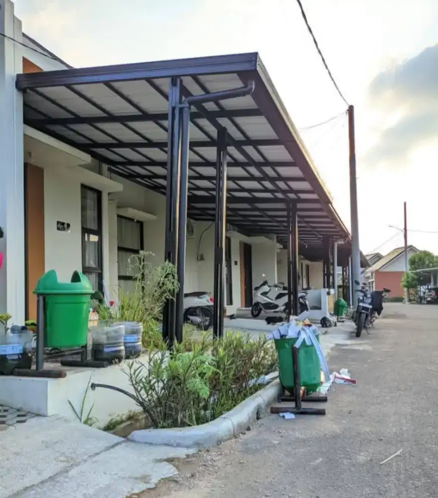 Terima pemasangan kanopi, renovasi atap, pemasangan atap baja ringan