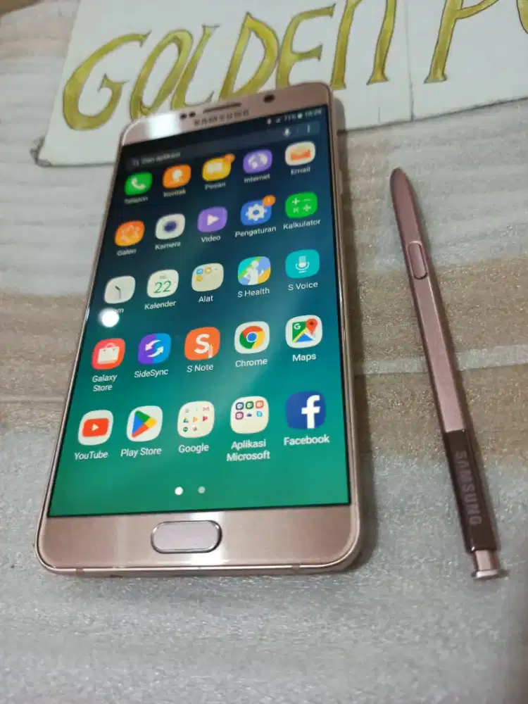 Galaxy Note 5-Amoled.4G.NFC.Ram 4/64GB.ORI #GOLDEN PONSEL