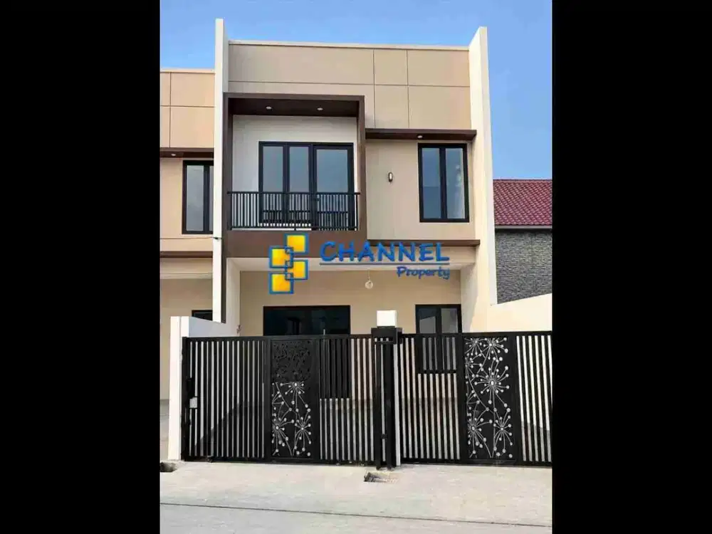 JUAL Rumah Baru 2 Lantai dengan 4 Kamar Tidur di Bumi Puspitek Asri, Fl