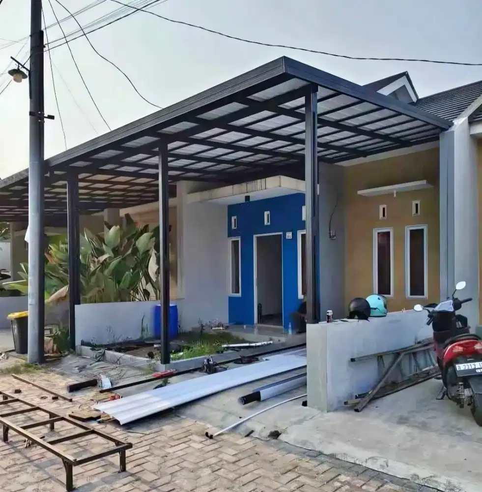 Kanopi baja ringan atap upvc