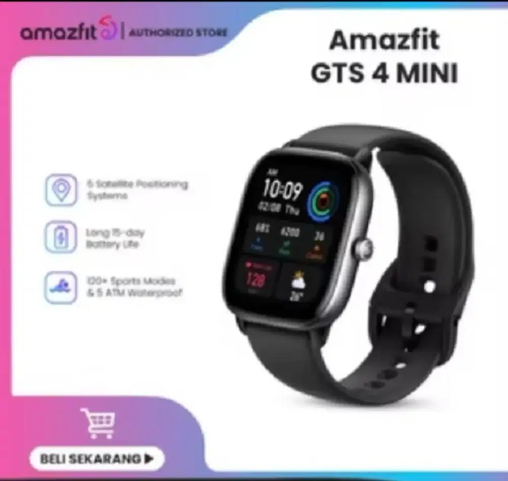 Di jual smart watch Amazfit GTS 4 Mini