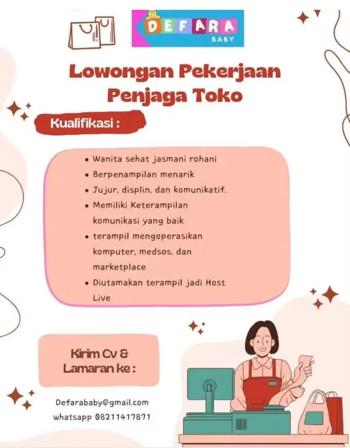 Lowongan Penjaga Toko Cileungsi