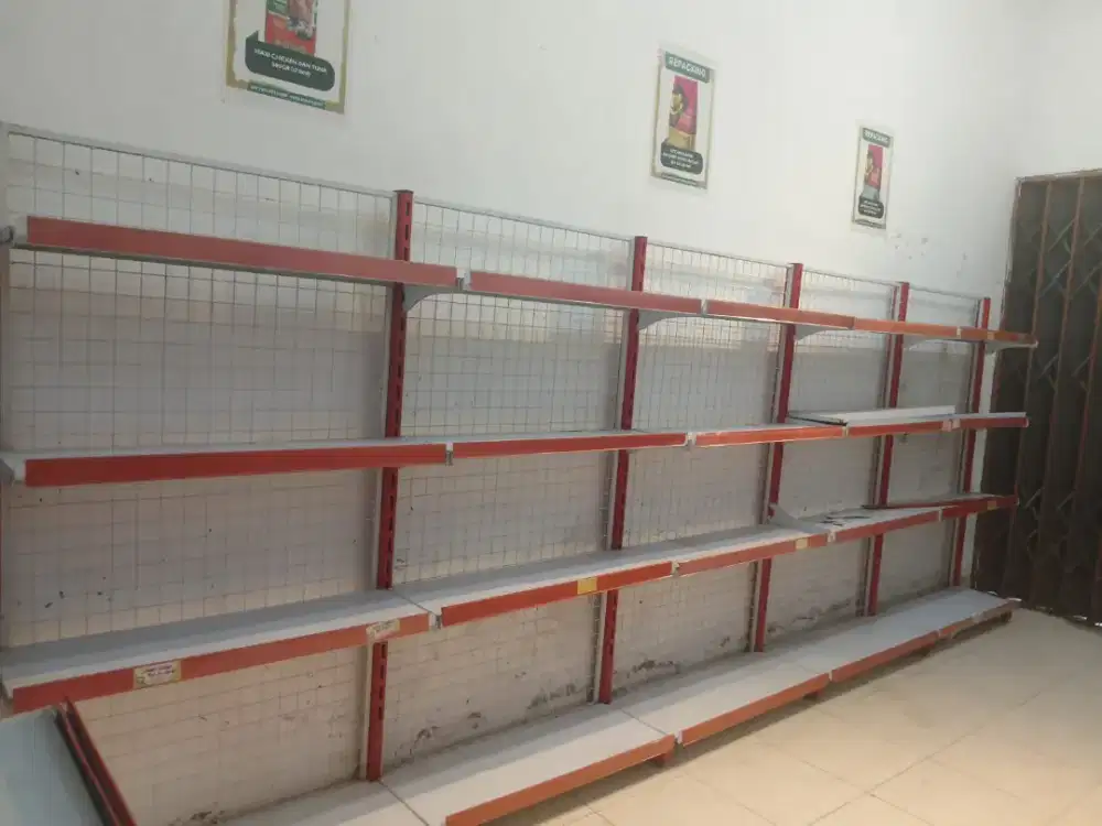 Rak minimarket ex petshop