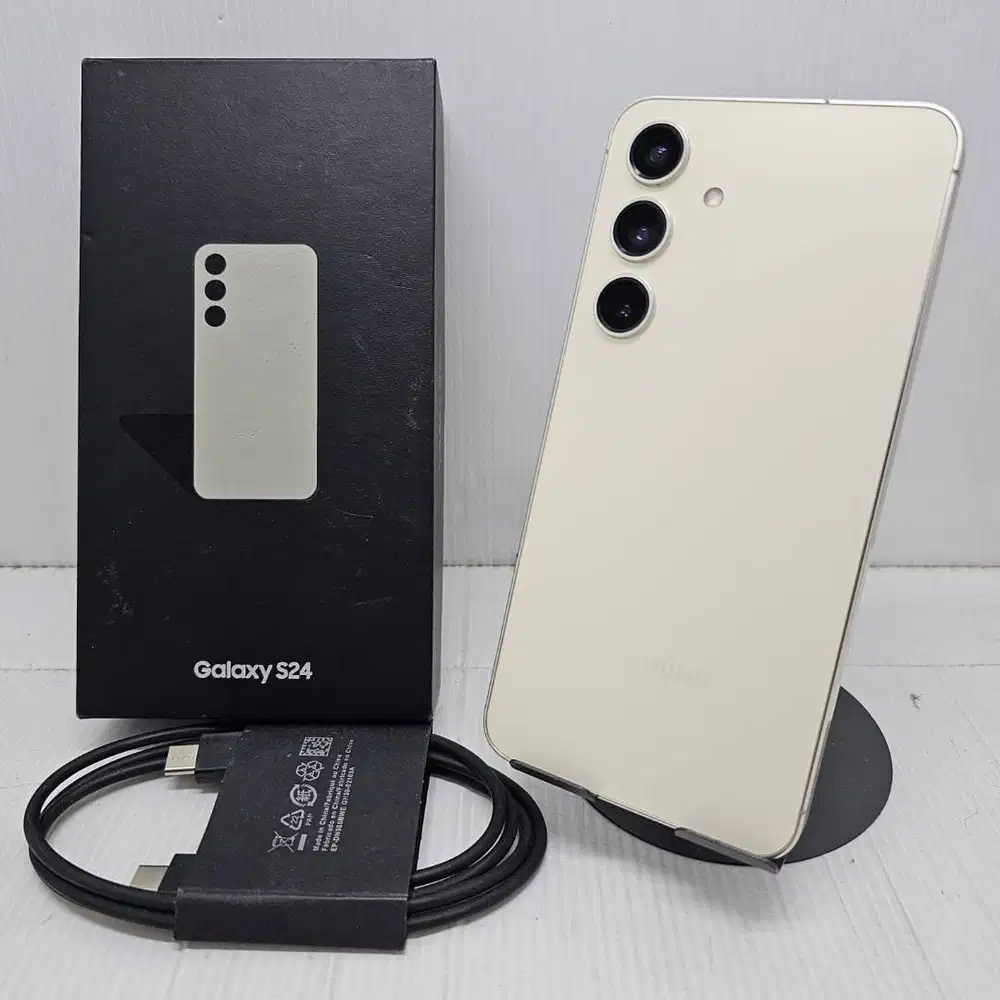 GRESS 99% SAMSUNG GALAXY S24 5G 8/256 AMBER YELLOW RARE COLOR  FULLSET