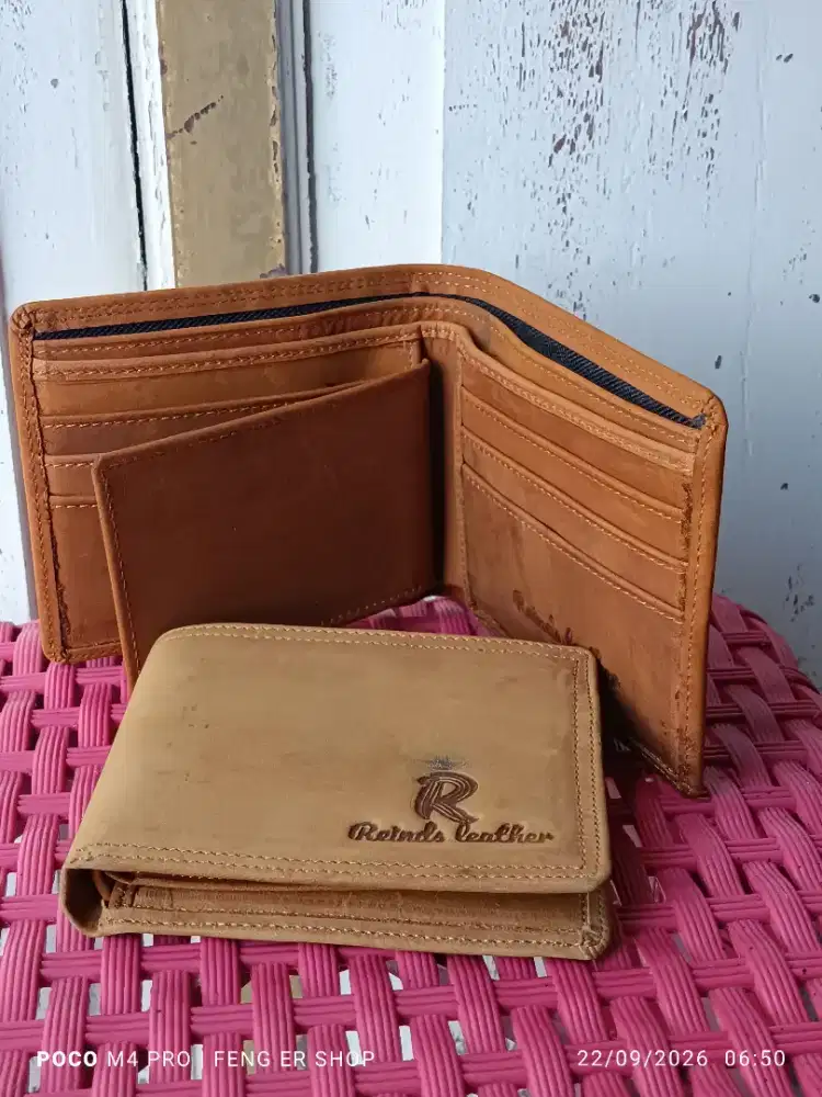 Dompet Kulit Sapi Asli ( COD JOGJA  )