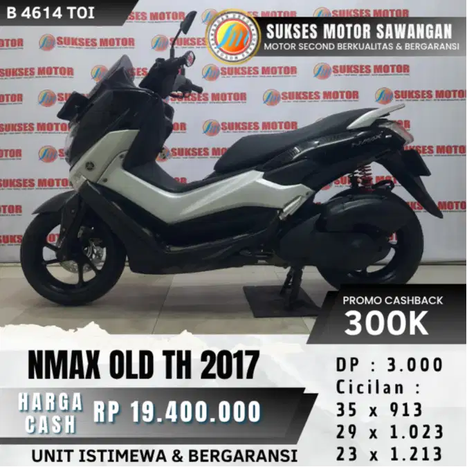 YAMAHA NMAX OLD TH 2017 N MAX 155 UNIT MULUS BISA KREDIT BERGARANSI