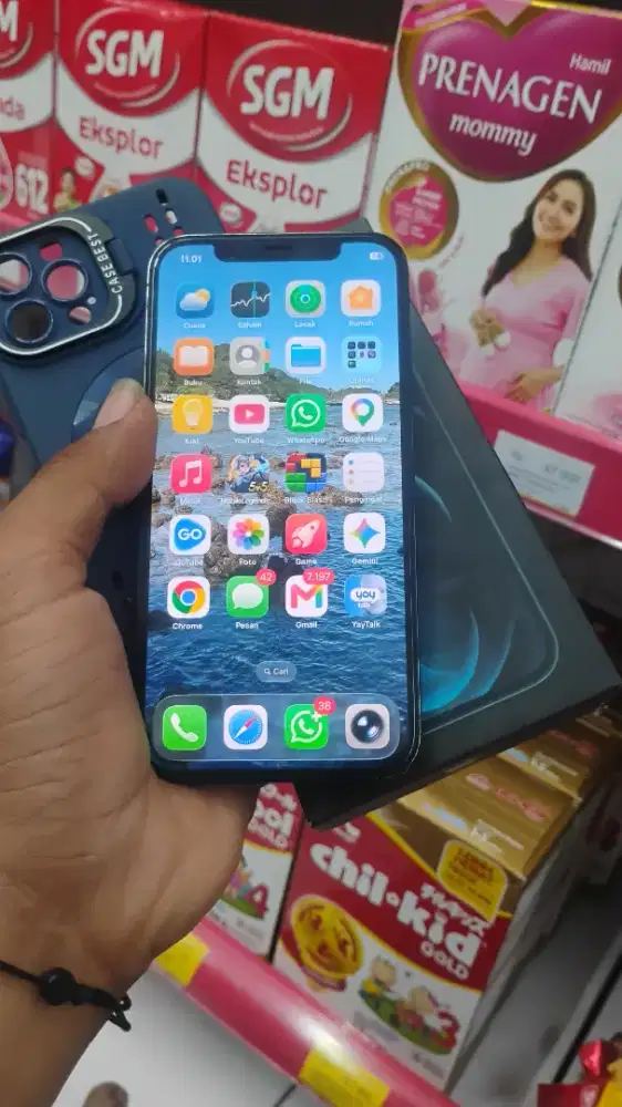 Iphone 12pro 256gb mantap jaya