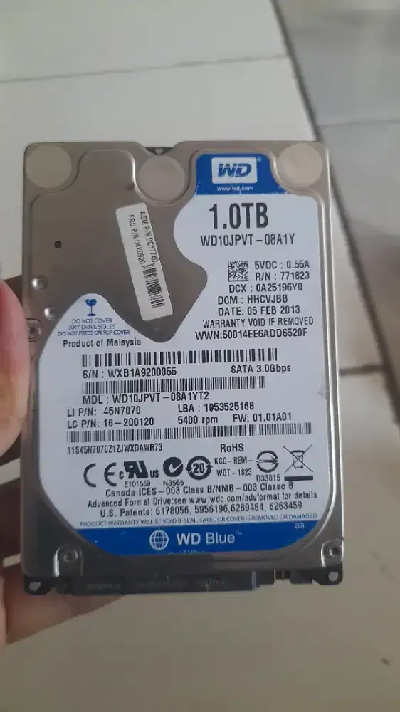 Di jual Hardisk Drive HDD