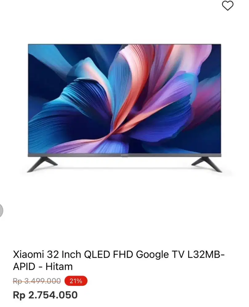 XIAOMI GOOGLE TV 32inci