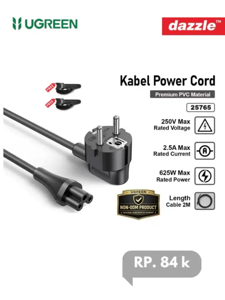 Kabel power cord UGREEN