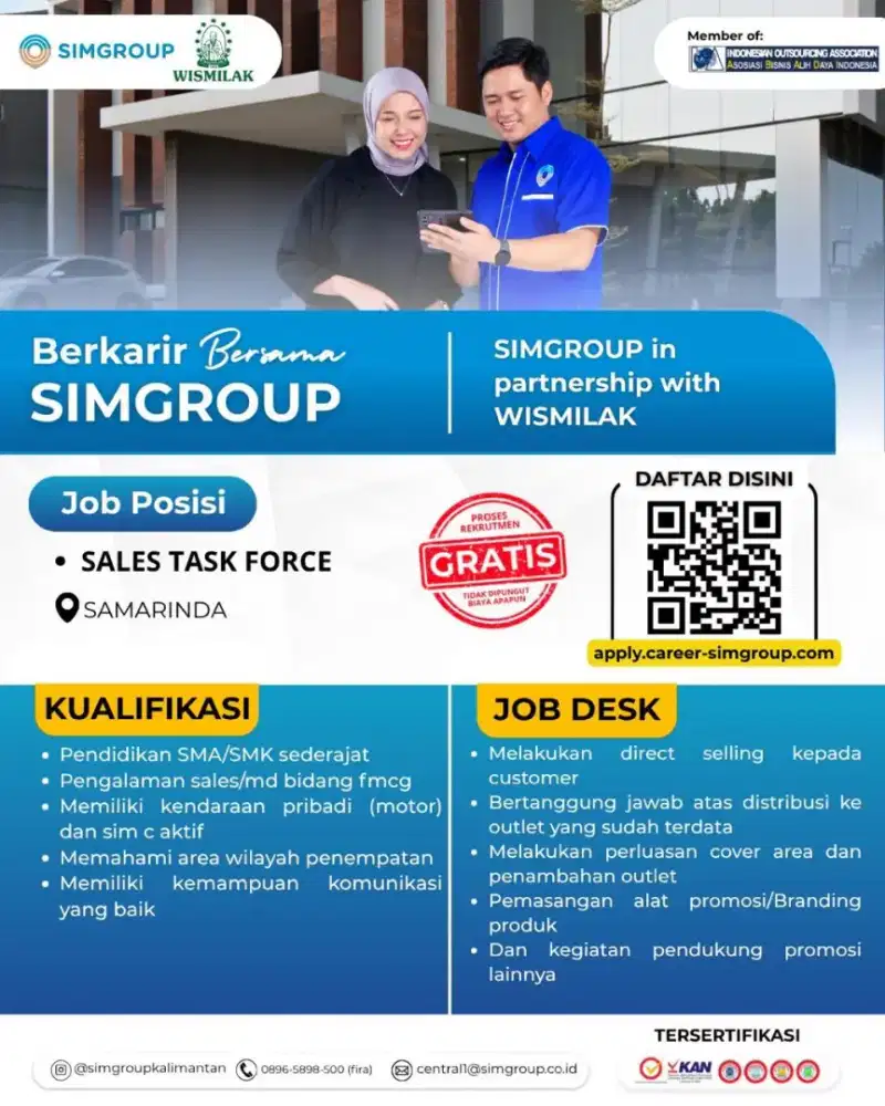 LOKER SALES FMCG Kalimantan