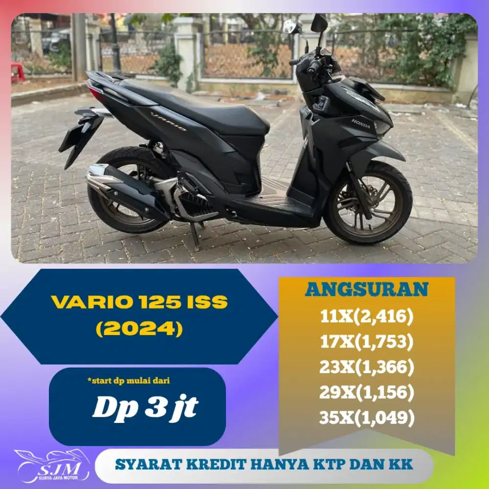 HONDA VARIO 125 ESP CBS ISS 2024 SIAP GASSS