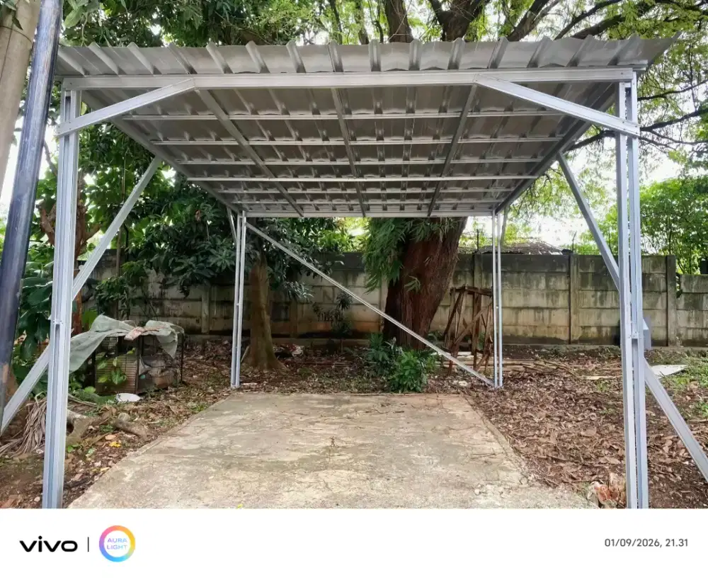 Jasa pasang kanopi baja ringan