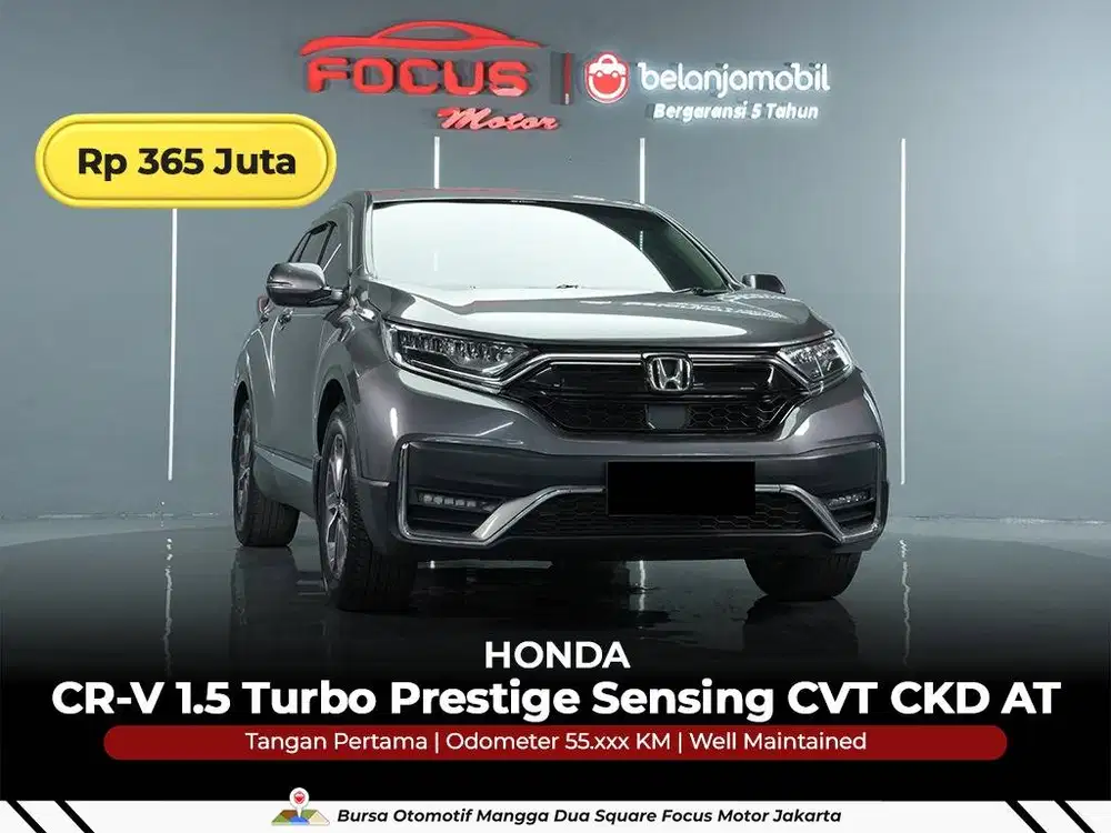 [GARANSI 5TH] Honda CRV CR-V CR V 1.5 Turbo Prestige AT 2020/2021/2022