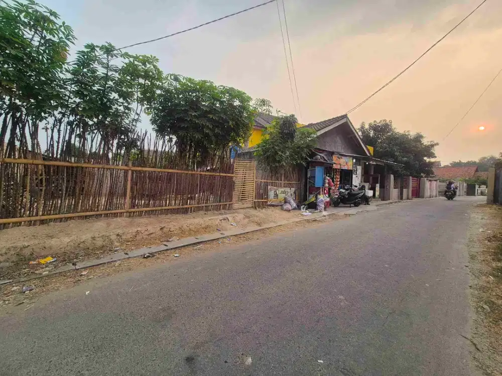jual tanah pinggir jalan dekat SD negri sudah pondasi
