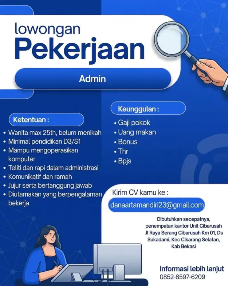 Lowongan Administrasi