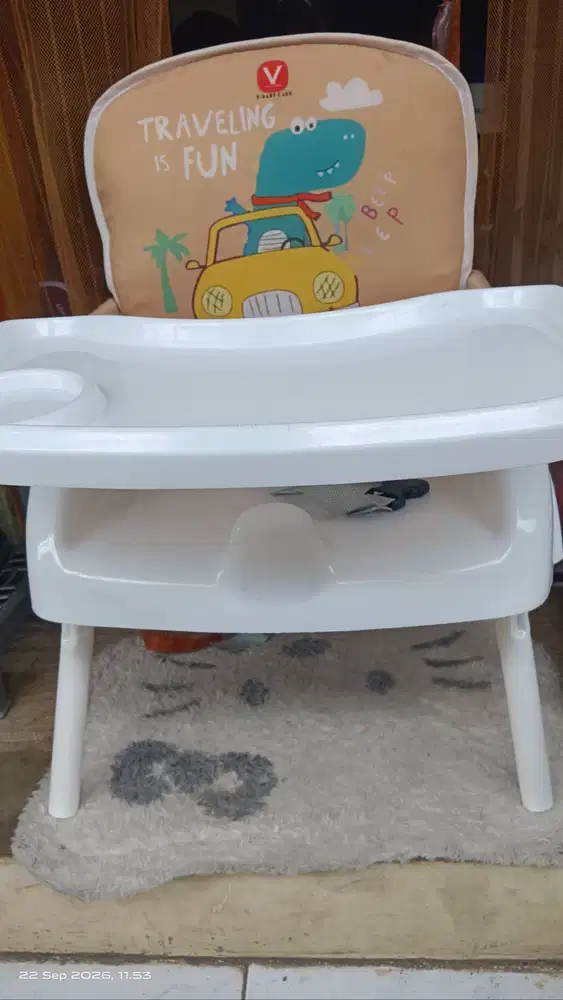 JUAL KURSI MAKAN BAYI BEKAS RASA BARU