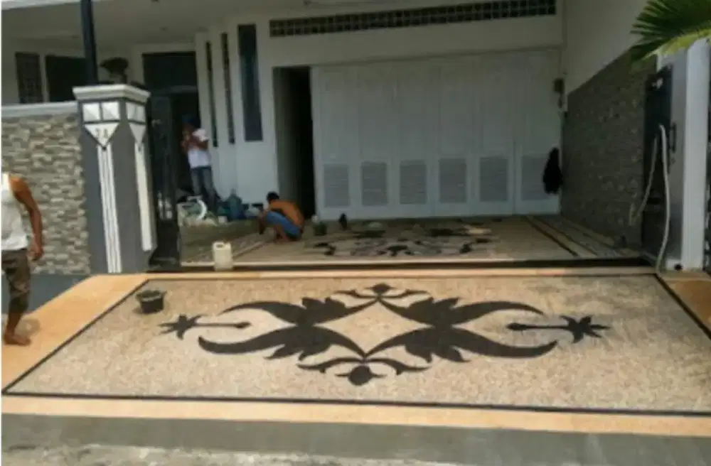 Batu sikat motif carport