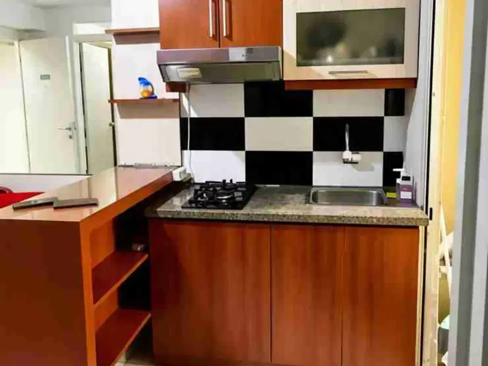 dijual butuh apart kalibata city SHM 2br view lepas full furnished