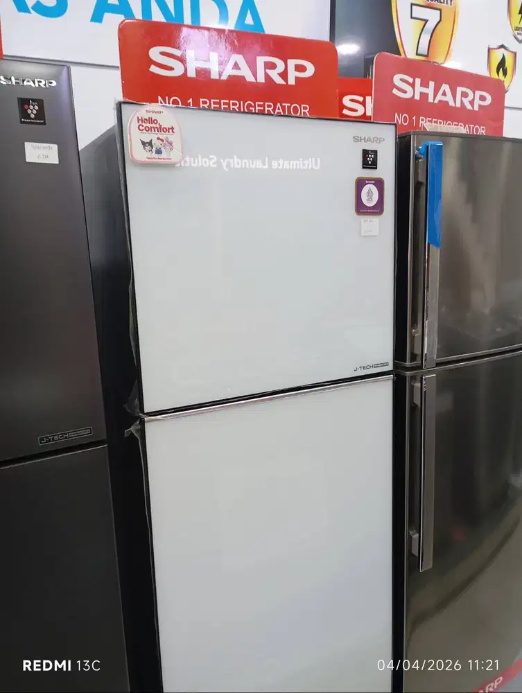 Sharp kulkas 2 pintu
