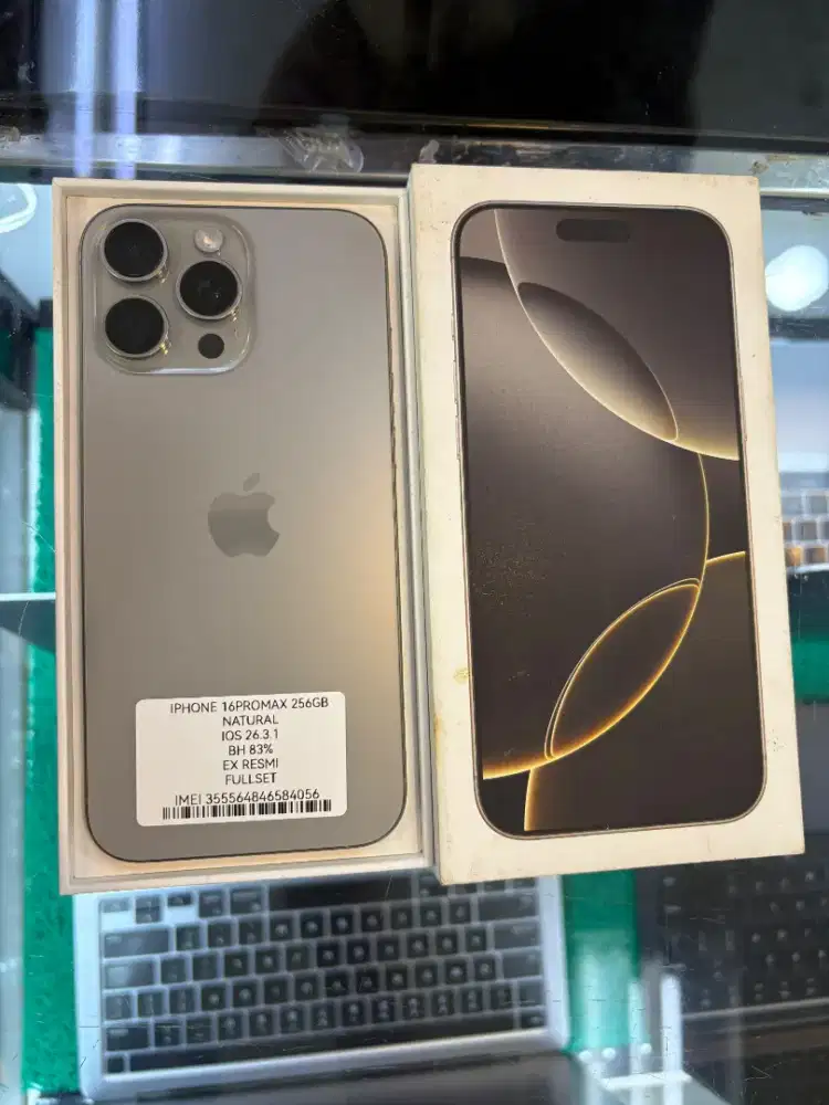 IPHONE 16 PROMAX 256GB NATURAL EX-IBOX