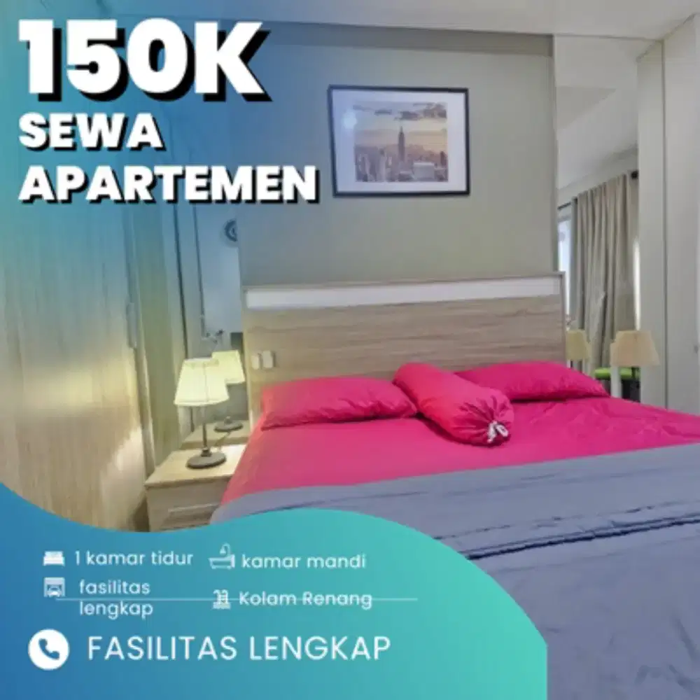 SEWA APARTEMEN JAKARTA PUSAT GREEN PRAMUKA HARIAN/TRANSIT TERMURAH