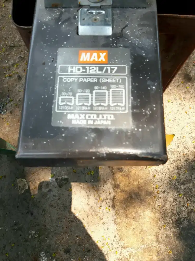 STAPLER JILID BESAR JAPAN STEEL MAX HD12L/17