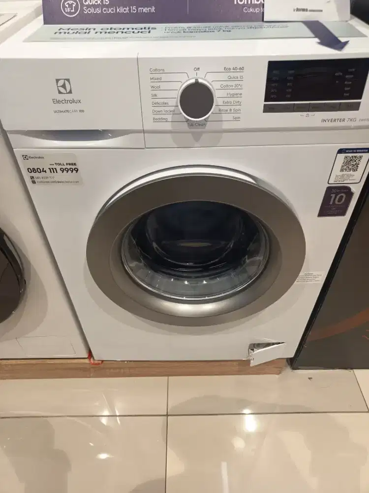 MESIN CUCI FRONT LOAD ELECTROLUX 7KG [EWF7028M6WA]
