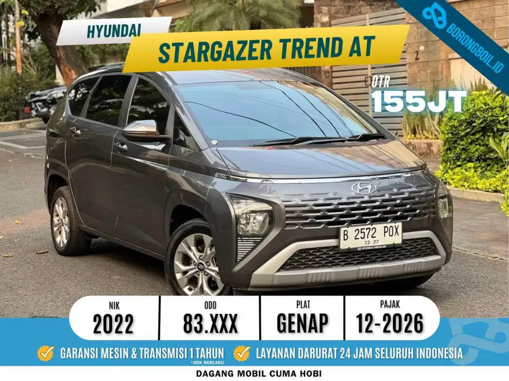 Termurah Hyundai Stargazer Trend ivt 2022