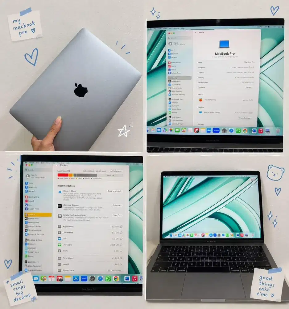 Second like new Macbook Pro 2017 13,3 Inch 8/256 iBox