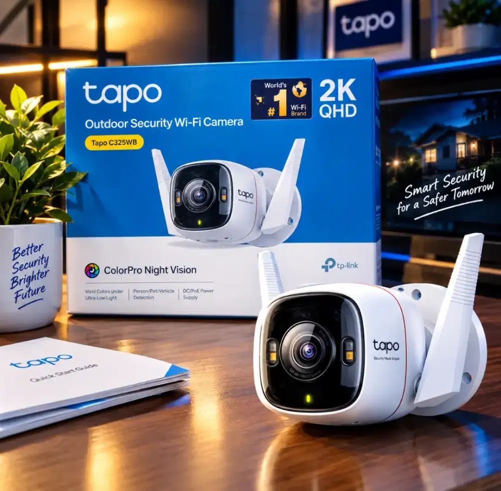 Tapo C325WB Outdoor Security Wi-Fi Camera – 2K QHD