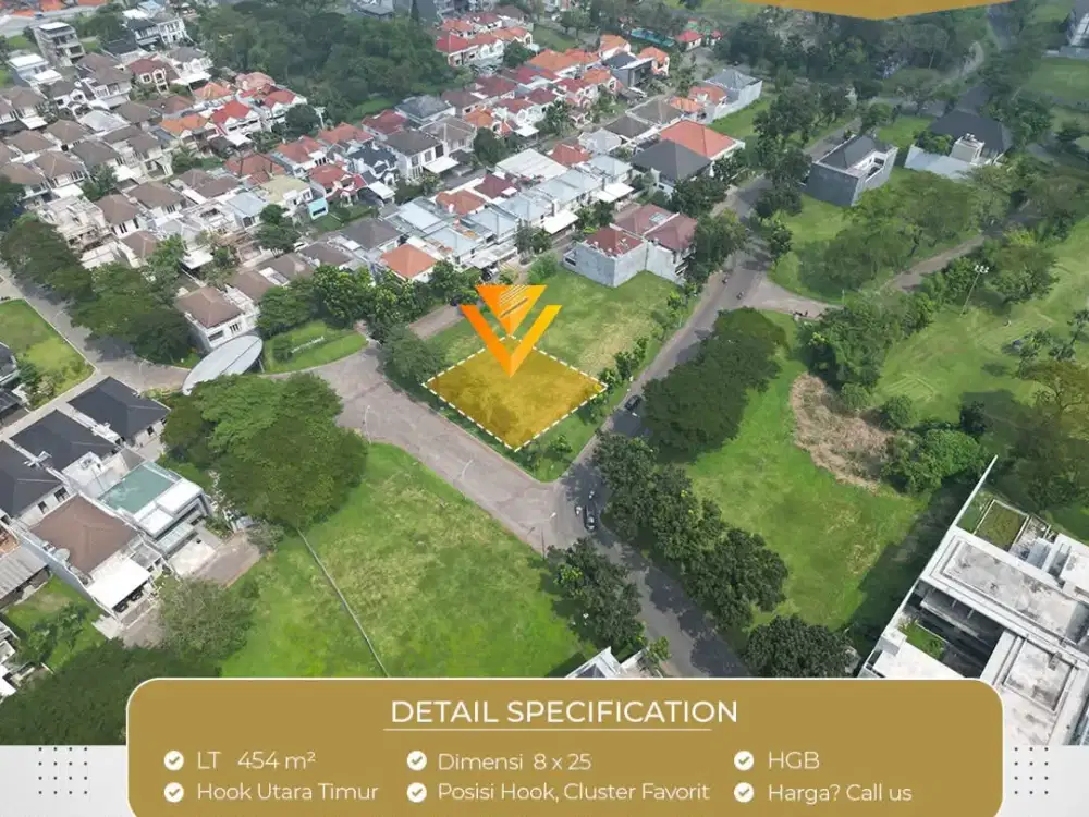 Murah Kavling / Tanah di Bukit Golf Luar Cluster 12jtan Dekat Crystal Golf Citraland